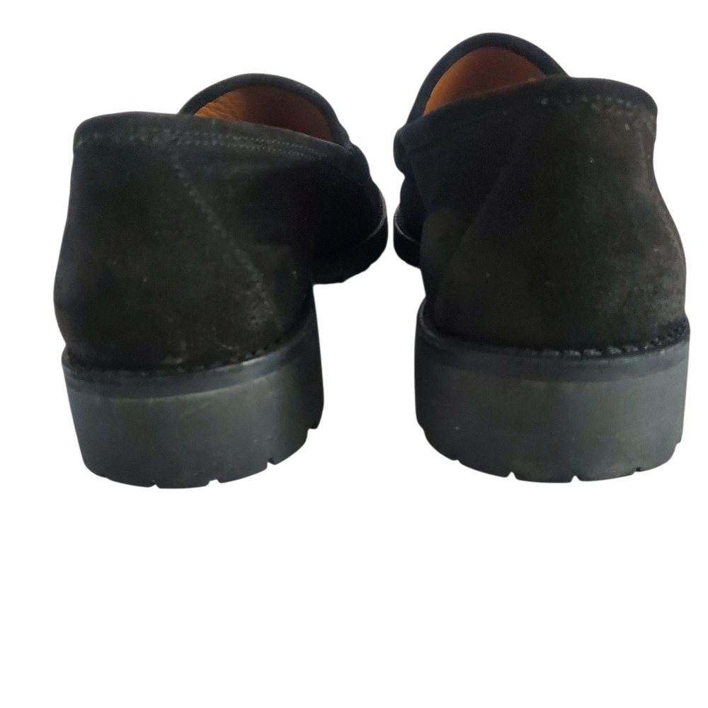 Gucci Black Loafers with Silver Accents - Picture 7 of 14
